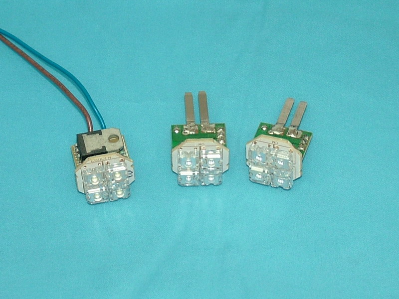 White Flux LEDs on PCB